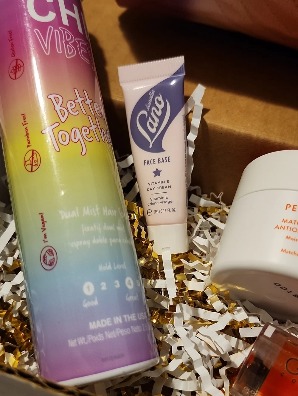 CHI Vibes Better Together Purple Hairspray - Firm Hold - blue bag